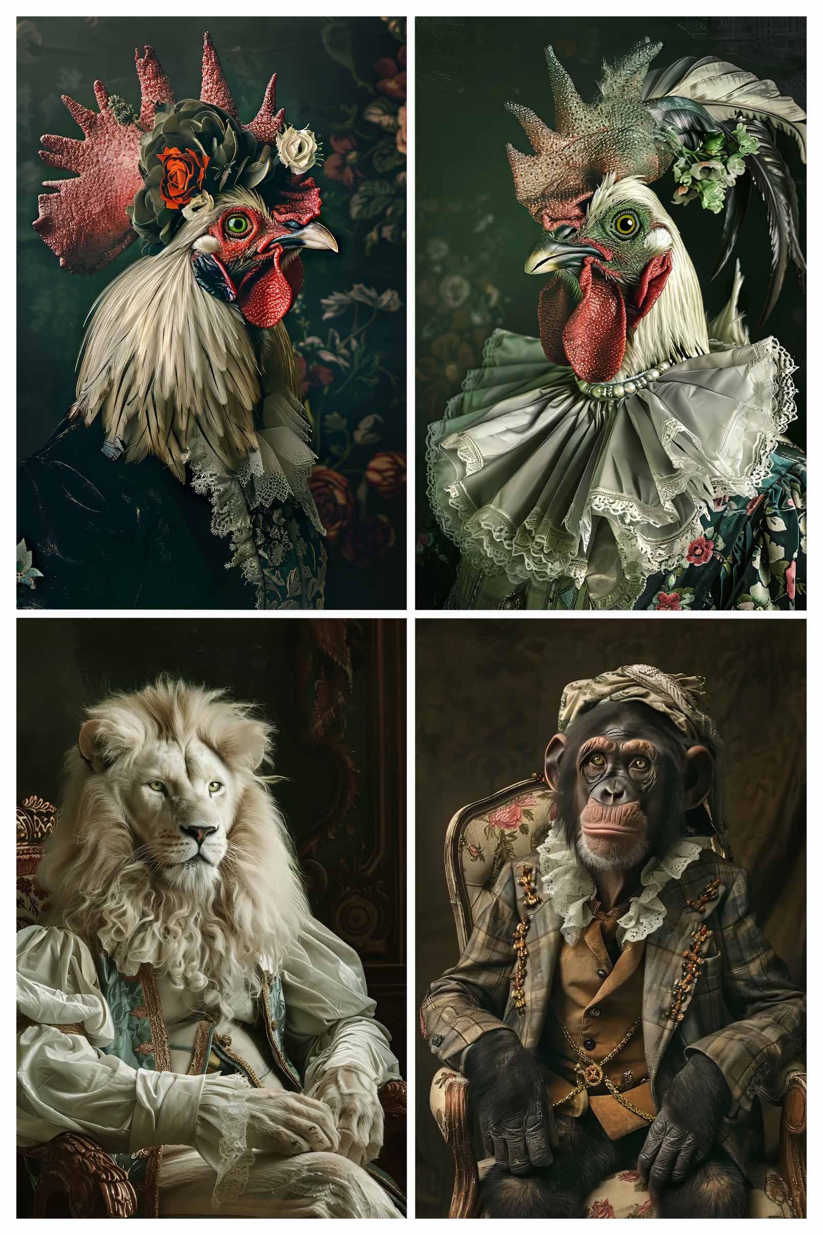 Collage diverse dieren