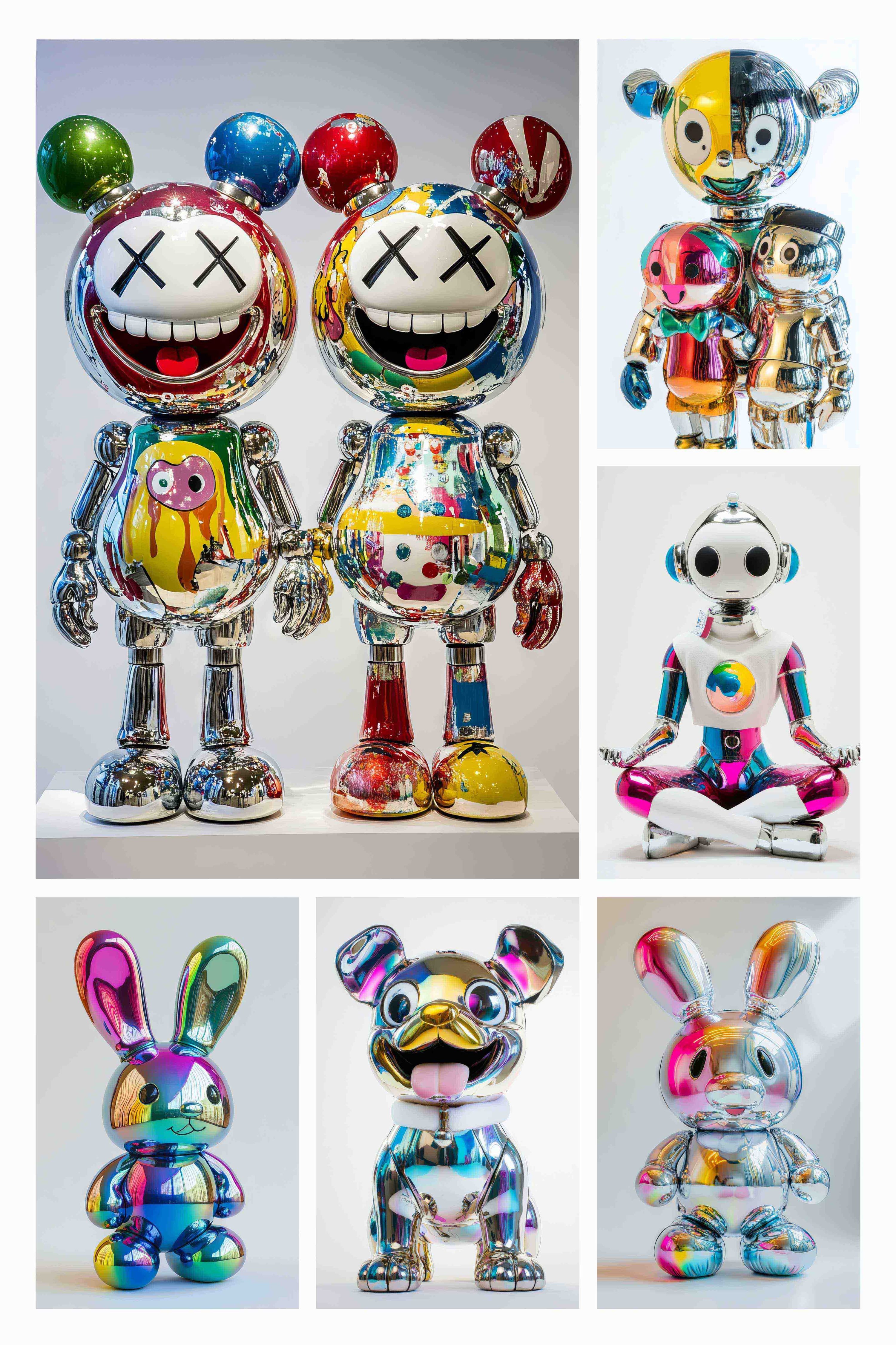Collage Portraits Robots