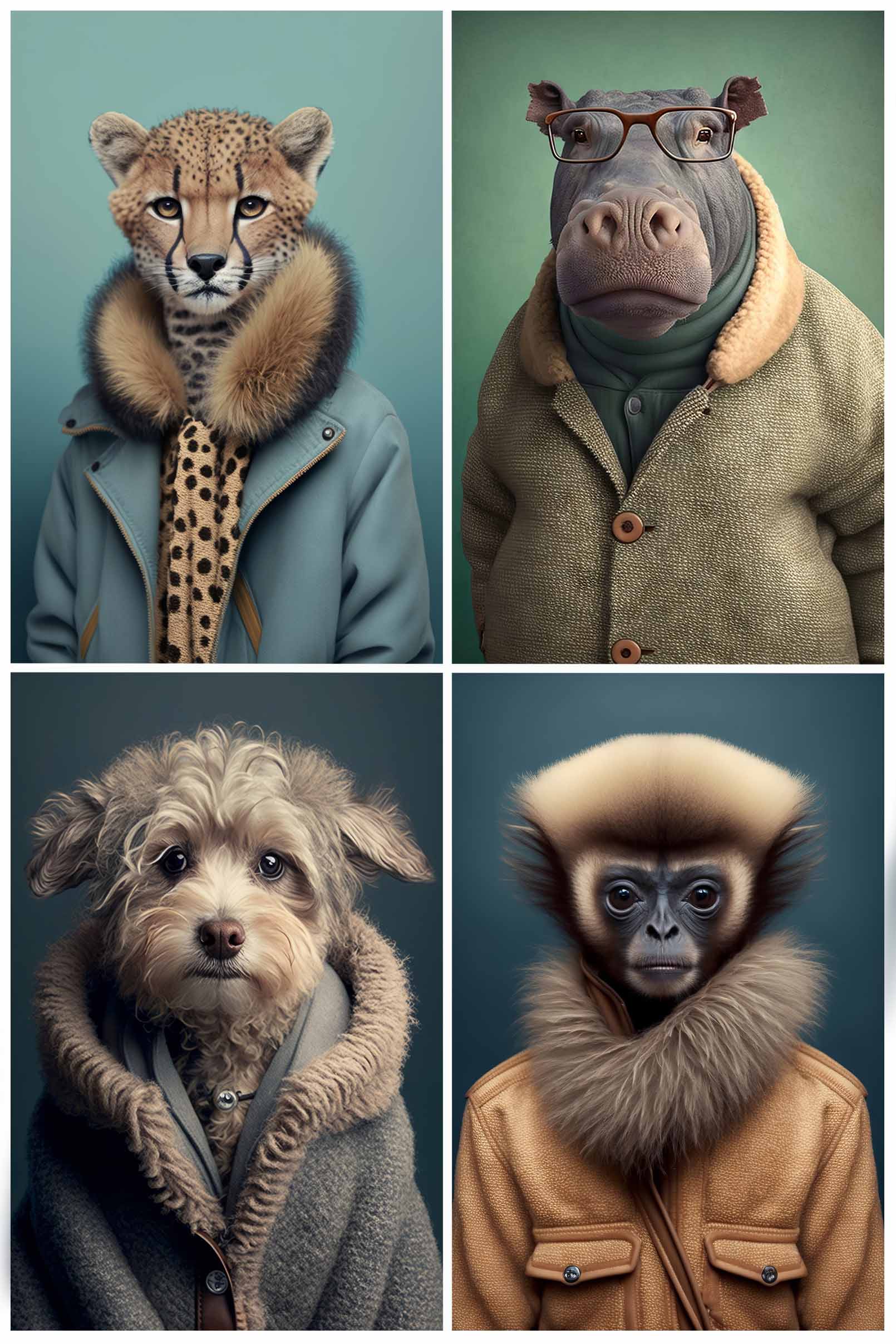 Collage dierenkostuum(A)