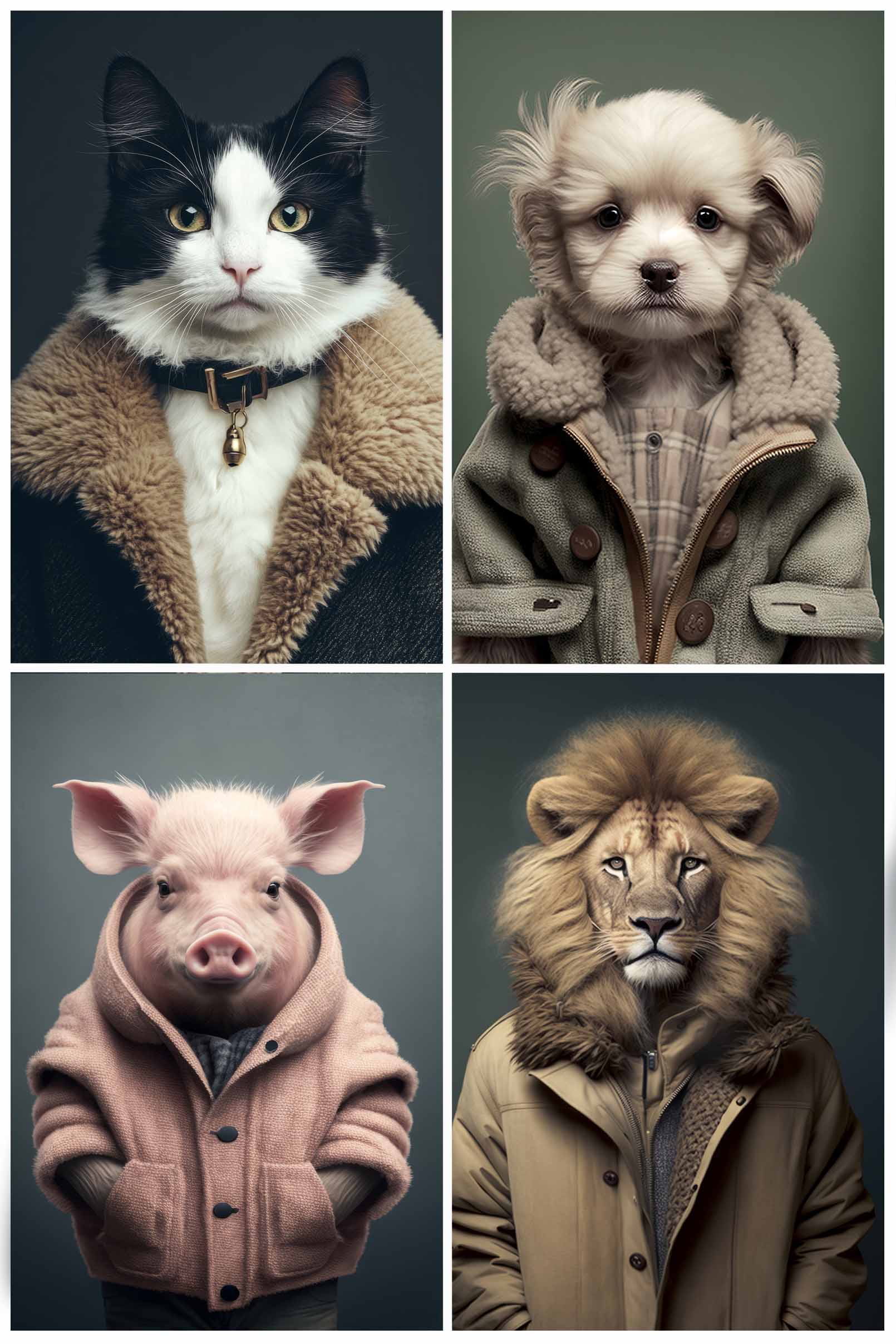 Collage dierenkostuum(B)