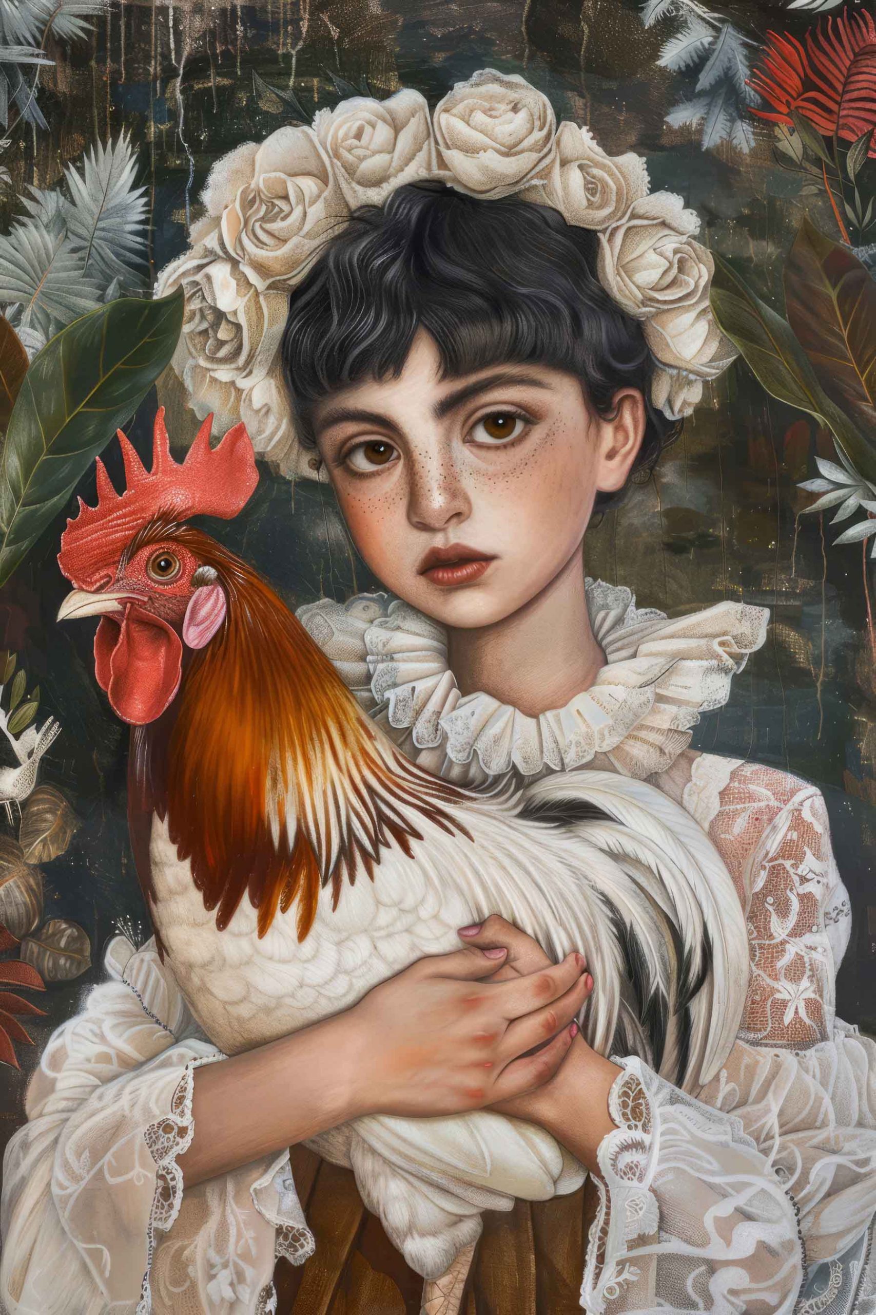 Portret Frida Kaylo stijl(3)