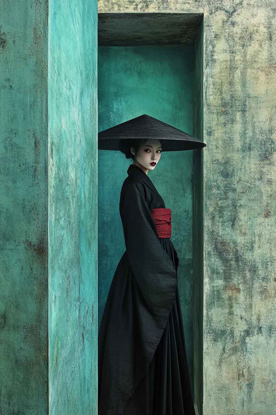 Between walls